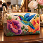 Colibri Charm | Handmade Padded Make-Up Bag