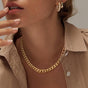 Thick Cuban Link Necklace | Gold | Handmade