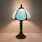 AZURIA | LUXURIOUS BLUE GLASS LAMP | Handmade