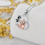 Friendly Heart Dog Collar in Rose Gold | Handmade