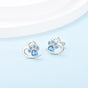 Heart-Shaped Paw Print Earrings – Jewellery for Pet Lovers | Handmade