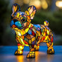 Coco | Bulldog Head Torch | Handmade
