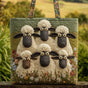 Five Sheep | Handmade Quilted Tote Bag