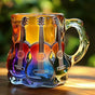 Mug with 3D Guitar Designs | Handmade