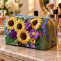 Sunlit Field | Handmade Padded Make-Up Bag