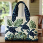 Grace of the Sea Turtle | Handmade Quilted Tote Bag