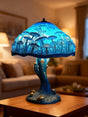 BLUEAURA | Blue desk lamp with a mystical touch | Handmade