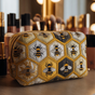 Bees in the Garden | Handmade Padded Make-Up Bag
