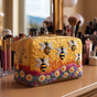 Bees and Flowers | Handmade Padded Make-Up Bag