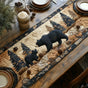Black Bear Family | Handmade Quilted Table Runner