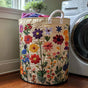 Bloom Bright | Handmade Quilted Laundry Basket