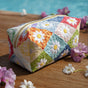 Floral Pattern | Handmade Padded Make-Up Bag