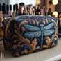 Bright Dragonfly | Handmade Padded Make-Up Bag