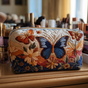 Elegant Butterflies | Handmade Padded Make-Up Bag