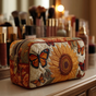 Delicate Butterflies | Handmade Padded Make-Up Bag