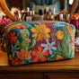 Colourful Cacti | Handmade Padded Make-Up Bag