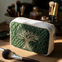 Light Blue Roots | Handmade Padded Make-Up Bag