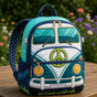 Quilted Boho Rucksack – Bus by Night
