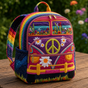 Quilted Boho Rucksack – Wildflower Garden