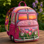 Quilted Boho Rucksack – Rose Dawn