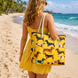 Dachshund | Handmade Quilted Beach Bag