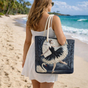 Elegant Ballerina | Handmade Quilted Beach Bag