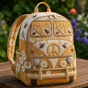 Quilted Boho Rucksack – Bees and Honey