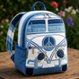 Quilted Boho Rucksack – Calm Seas
