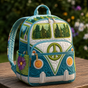 Quilted Boho Rucksack – Forest Walk