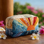 Relaxed Waves | Handmade Padded Make-Up Bag