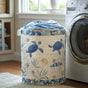 Calma Costera | Handmade Quilted Laundry Basket