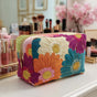 Bright Daisies | Handmade Padded Make-Up Bag