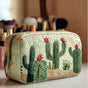 Padded Green | Handmade Padded Make-Up Bag