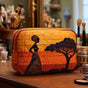 Desert Pattern | Handmade Padded Make-Up Bag