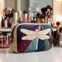 Dragonfly Garden | Handmade Padded Make-Up Bag