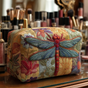 Elegant Dragonfly | Handmade Padded Make-Up Bag