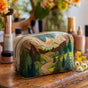 Emerald Green Hair | Handmade Padded Make-Up Bag