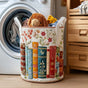 Fiction Escape | Handmade Quilted Laundry Basket