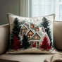 Frosty Night | Handmade Padded Cushion Cover