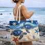 Ocean Escape Turtle | Handmade Quilted Beach Bag