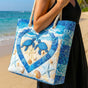 Turtle Serenity | Handmade Quilted Beach Bag
