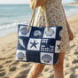 Serenity of Shells | Handmade Quilted Beach Bag