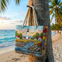 Lighthouse Shine | Handmade Quilted Beach Bag