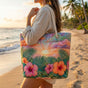 Tropical Dawn | Handmade Quilted Beach Bag