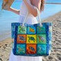 Tranquil Turtle | Handmade Quilted Beach Bag