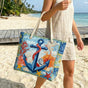 Nautical Anchor | Handmade Quilted Beach Bag
