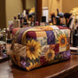 Golden Flower | Handmade Padded Make-Up Bag