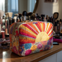 Golden Horizon | Handmade Padded Make-Up Bag
