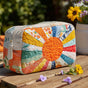 Golden Ray | Handmade Padded Make-Up Bag