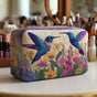 Heart-Embroidered | Handmade Padded Make-Up Bag